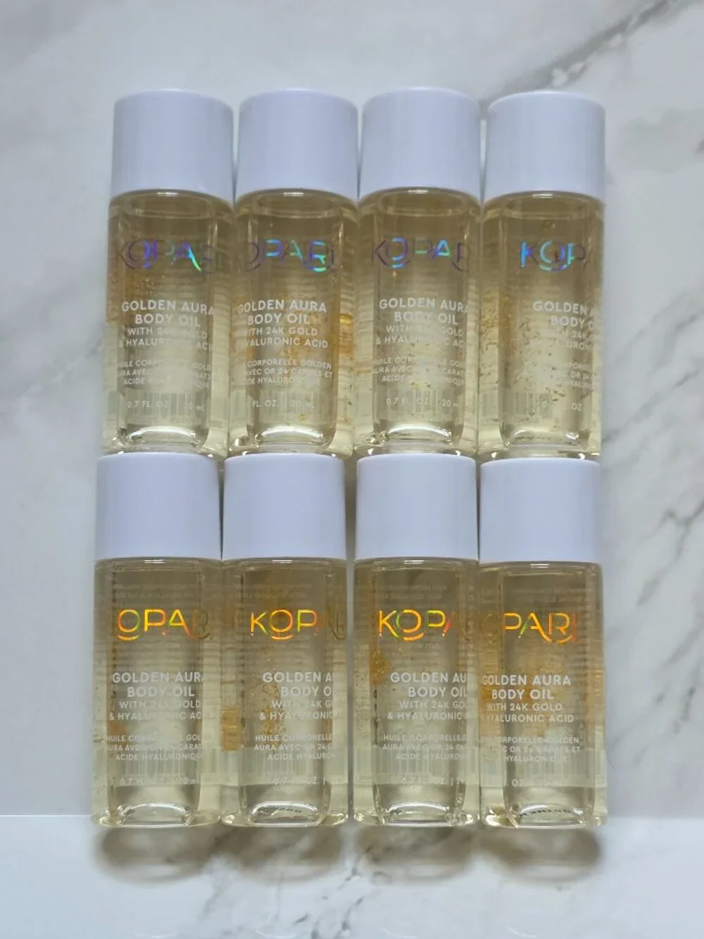 8 x Kopari GOLDEN AURA BODY OIL (0.70 oz. each)